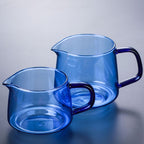 300/550ml Colour Clear Glass Cup Heat-resistant Pour Over Glass Range Coffee Server Carafe Drip Coffee Pot Milk Jug Tea Kettle