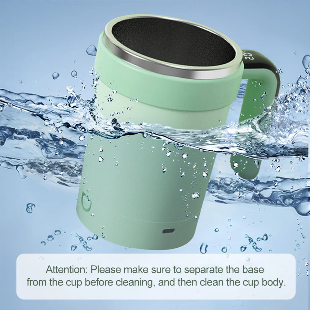380ML Automatic Stirring Cup Rechargeable Electric Self Mixing Coffee Mug Portable Tea Milk Drinking Cup Rotating Magnetic Tools