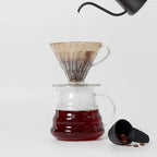 Coffee Dripper Cone Shape Drip Coffee Funnel Plastic V Shape Brewing Coffee Filter Cup V01 V02 for Pour Over Barista 60 Degree