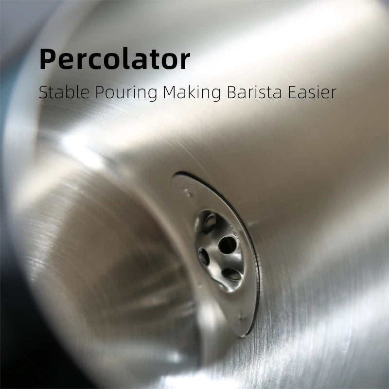 Coffee Pot Milk Frothing Pitcher Jug Gooseneck Kettle Spout Stainless Steel Espresso Coffee Tea Milk Pot Kettle Can 550 /600ml