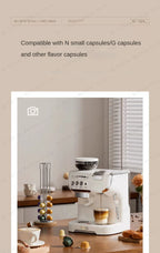 Multifunctional Coffee Machine That Can Use Capsules Grinding Integrated Espresso Machine Semi-automatic Home Coffee Machine