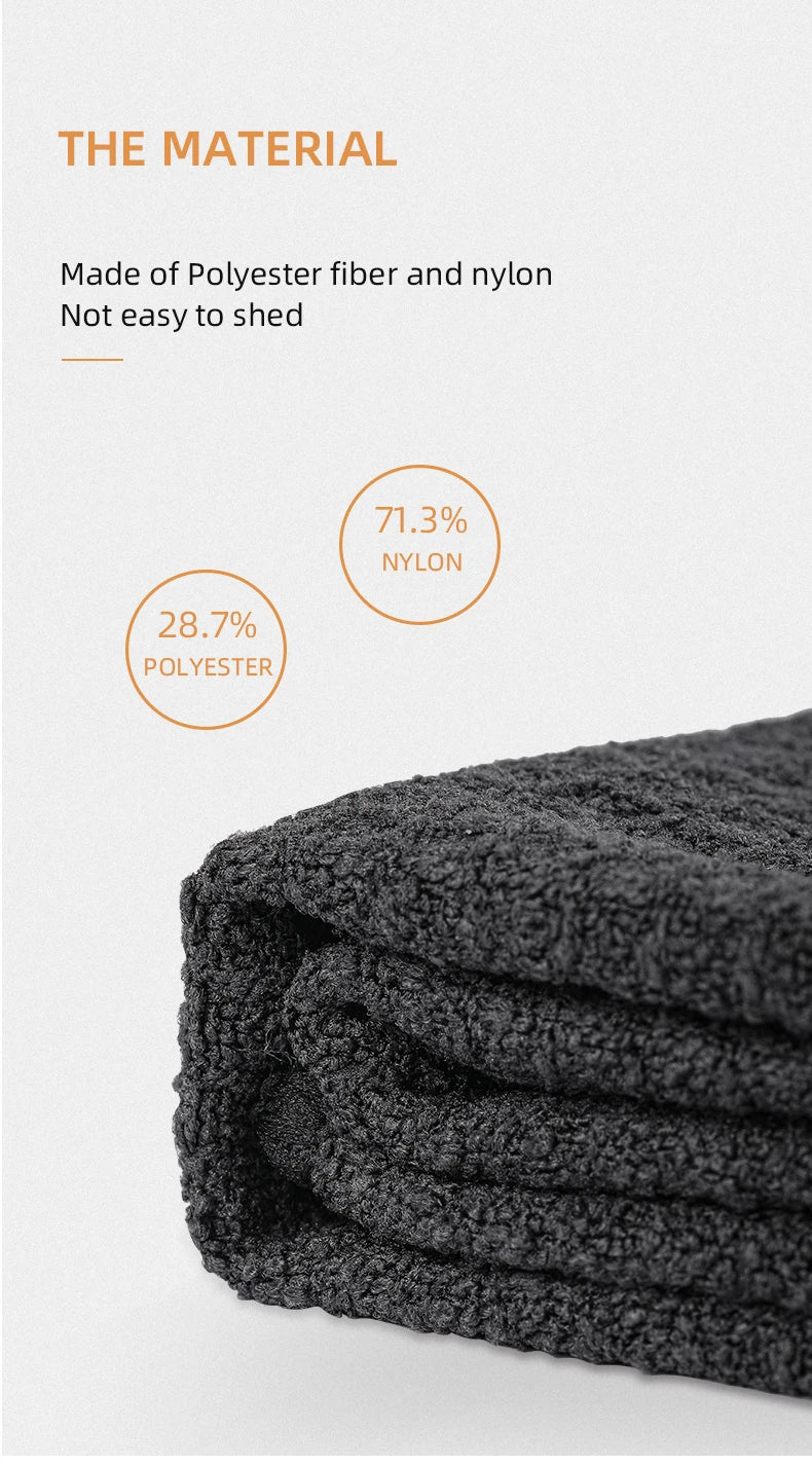 MHW-3BOMBER Portable Coffee Bar Barista Cleaning Towel with Hanging Ring Absorbent Espresso Cup Dish Towels Kitchen Accessories