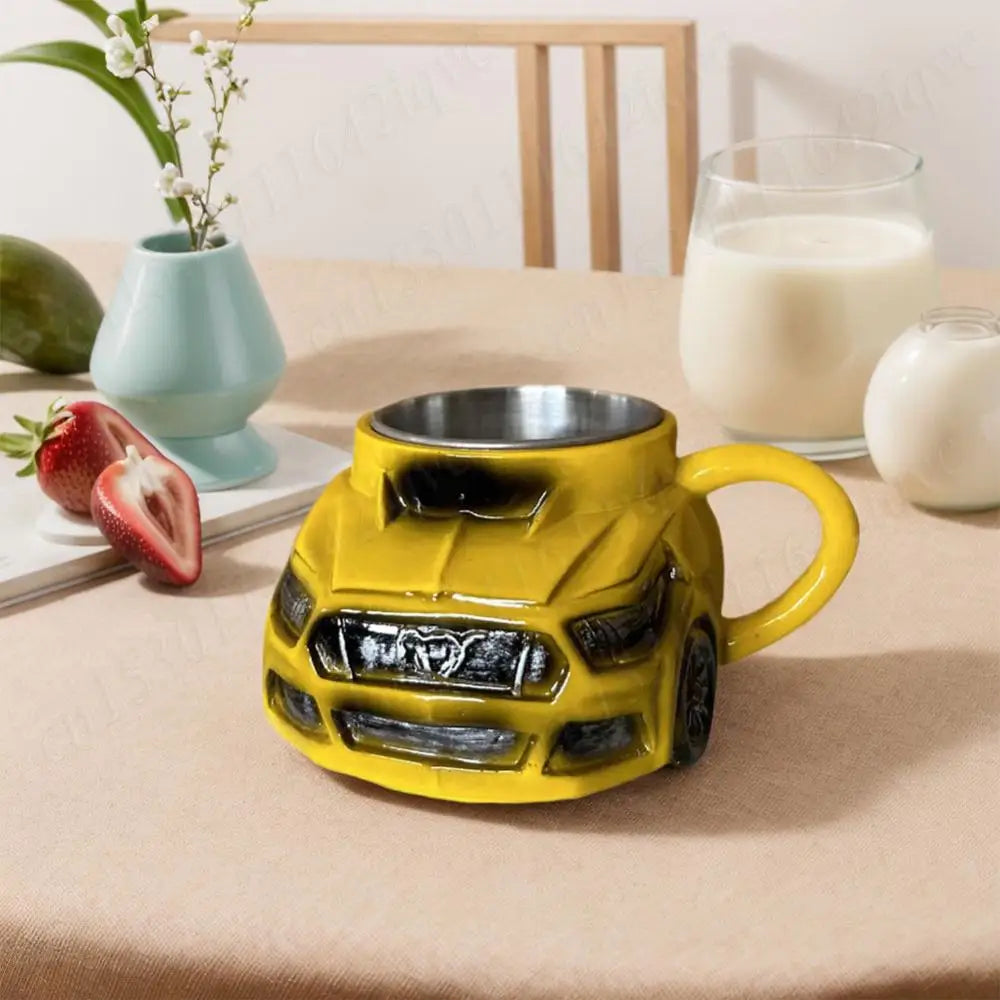 2025 New Car Shaped Coffee Mug Creative Coffee Cup Tea Cup Gifts Novelty Drinkware for Men Boyfriend Dad Husband Car Lovers