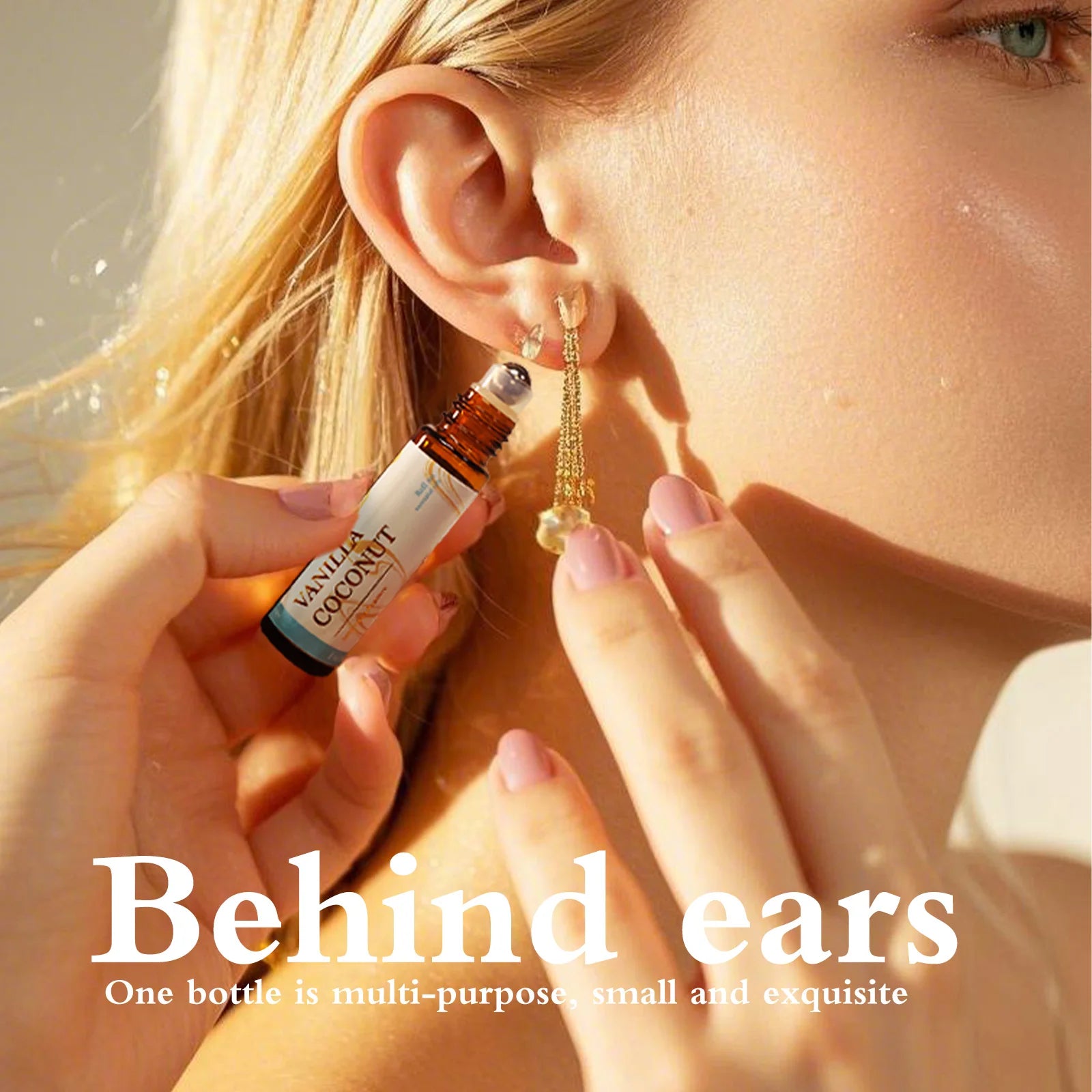 Coffee Essential Oil Roll-On, 10ml - Energizing Aromatherapy for Focus & Alertness - Rich Roast Scent, Travel-Size Gifts