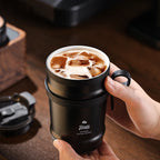 BINCOO Ceramic lined coffee cup, practical insulated cup, portable portable portable water cup, men's and women's 316 stainless