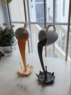 Floating Coffee Mug Art Sculpture Office Home Kitchen Decor Statue Craft Spill Magic Pour Liquid Splash Resin Statue Coffee Mug