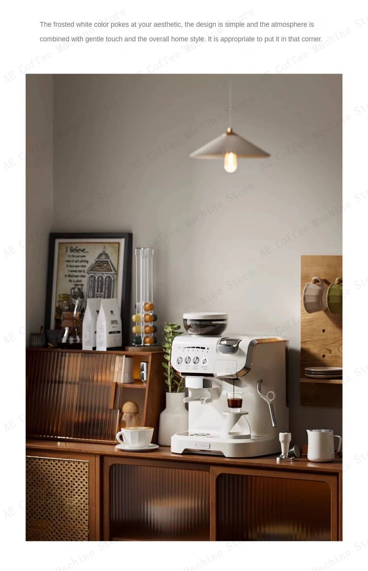 Multifunctional Coffee Machine That Can Use Capsules Grinding Integrated Espresso Machine Semi-automatic Home Coffee Machine