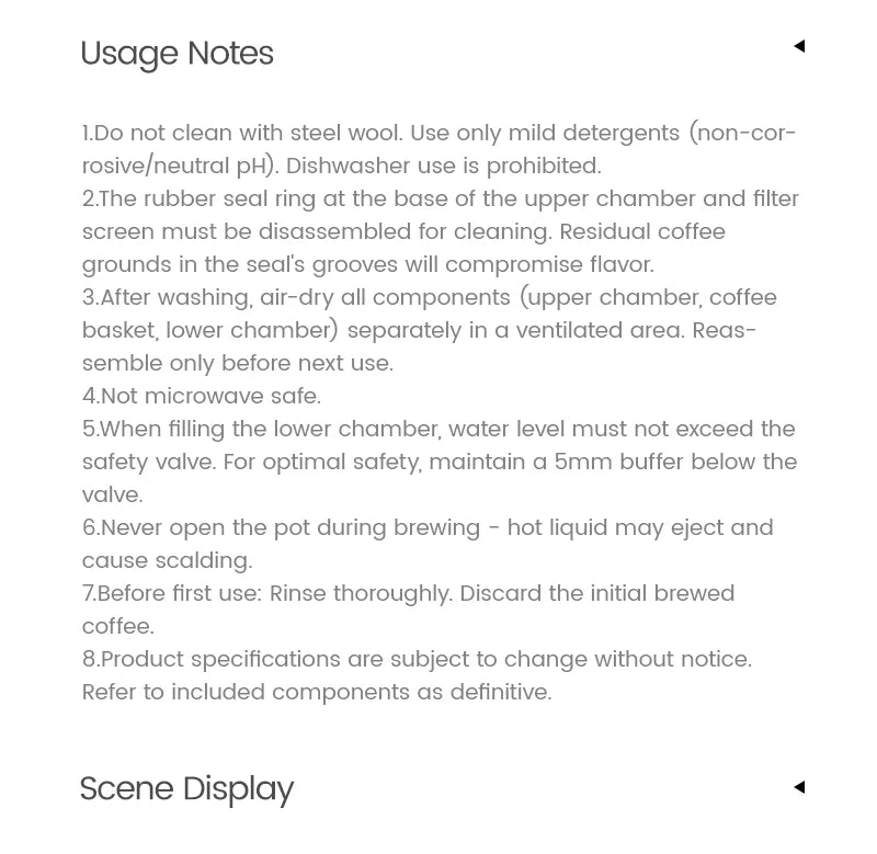 MHW-3BOMBER Moka Pot 350ml Stainless Steel Coffee Maker Integrated Pot-cup Foldable Handle Espresso Pot for Camping Coffee Tool