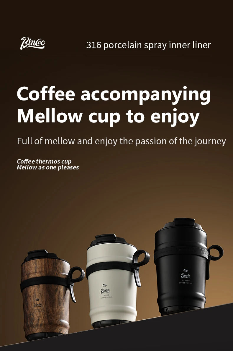 330ML Travel Coffee Mug Car Insulated Cup Stainless Steel Thermal Mug Leak-Proof Thermos Bottle Tea Coffee Cup Vacuum Flasks