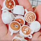 DIY Accessories for Miniature Dollhouse: 10pcs Kawaii Simulation Coffee Cup Set