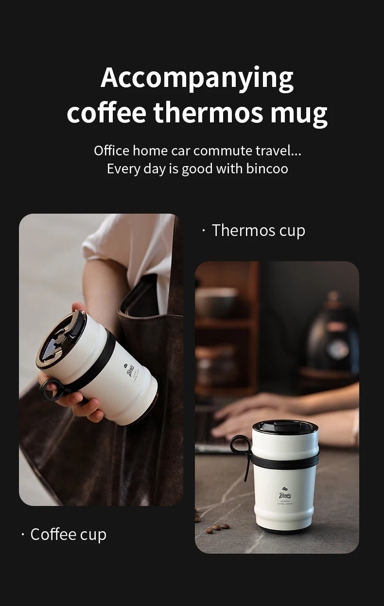 330ML Travel Coffee Mug Car Insulated Cup Stainless Steel Thermal Mug Leak-Proof Thermos Bottle Tea Coffee Cup Vacuum Flasks