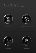 MUVNA-Mini Escala Espresso Eletrônico Exact 0.1g, Alta Precisão,Pesando LED, Balança de Café Portátil, Pó Recebendo Cup, 0.1g