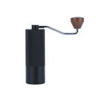 Household Portable Steel Burr Manual Coffee Bean Grinder Aluminum Alloy Coffee Grinder