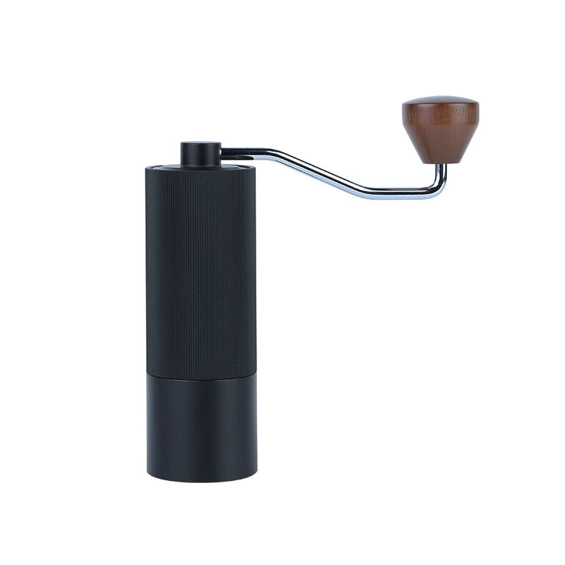 Household Portable Steel Burr Manual Coffee Bean Grinder Aluminum Alloy Coffee Grinder