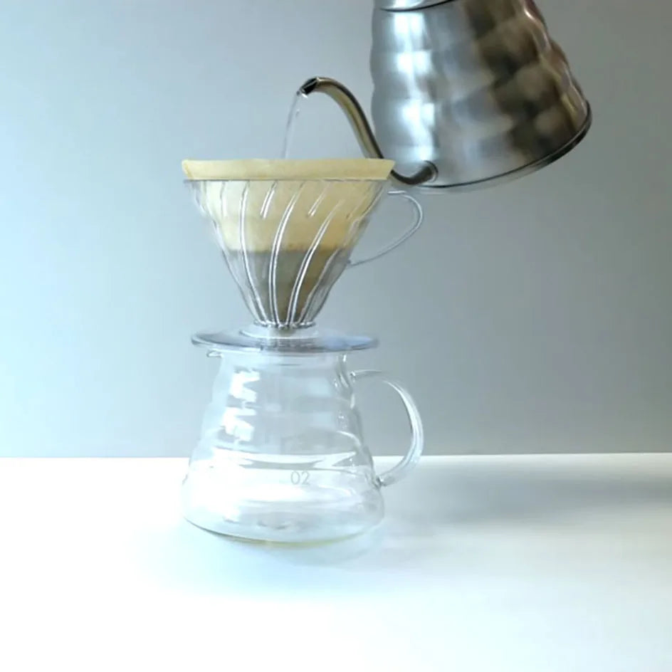 Coffee Dripper Cone Shape Drip Coffee Funnel Plastic V Shape Brewing Coffee Filter Cup V01 V02 for Pour Over Barista 60 Degree