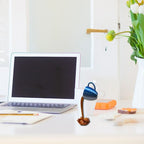 Floating Coffee Mug Art Sculpture Office Home Kitchen Decor Statue Craft Spill Magic Pour Liquid Splash Resin Statue Coffee Mug