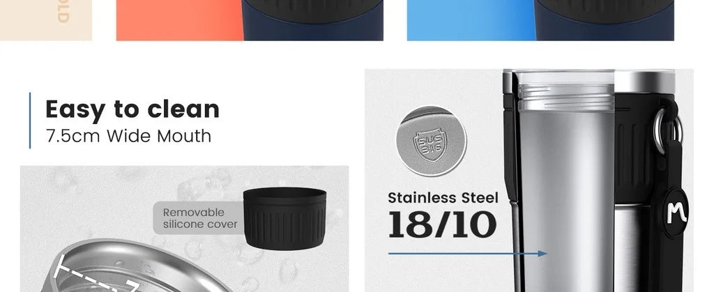 FEIJIAN-Stainless Steel Coffee Cup, Car Thermos Mug for Tea, Leak_Proof, Travel Thermo Cup, Gift Cup , 400ml