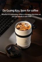 BINCOO Ceramic lined coffee cup, practical insulated cup, portable portable portable water cup, men's and women's 316 stainless