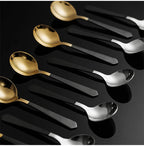 MHW-3BOMBER 1/2/3Pcs Measuring Spoon Coffee Tasting Spoon Stainless Steel Round Spoon for Baking/Cooking/Dessert Kitchen Tool