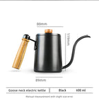 Coffee Pot Milk Frothing Pitcher Jug Gooseneck Kettle Spout Stainless Steel Espresso Coffee Tea Milk Pot Kettle Can 550 /600ml