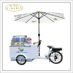 Outdoor Business Bike Electric Coffee Bike For Drink Food Bike