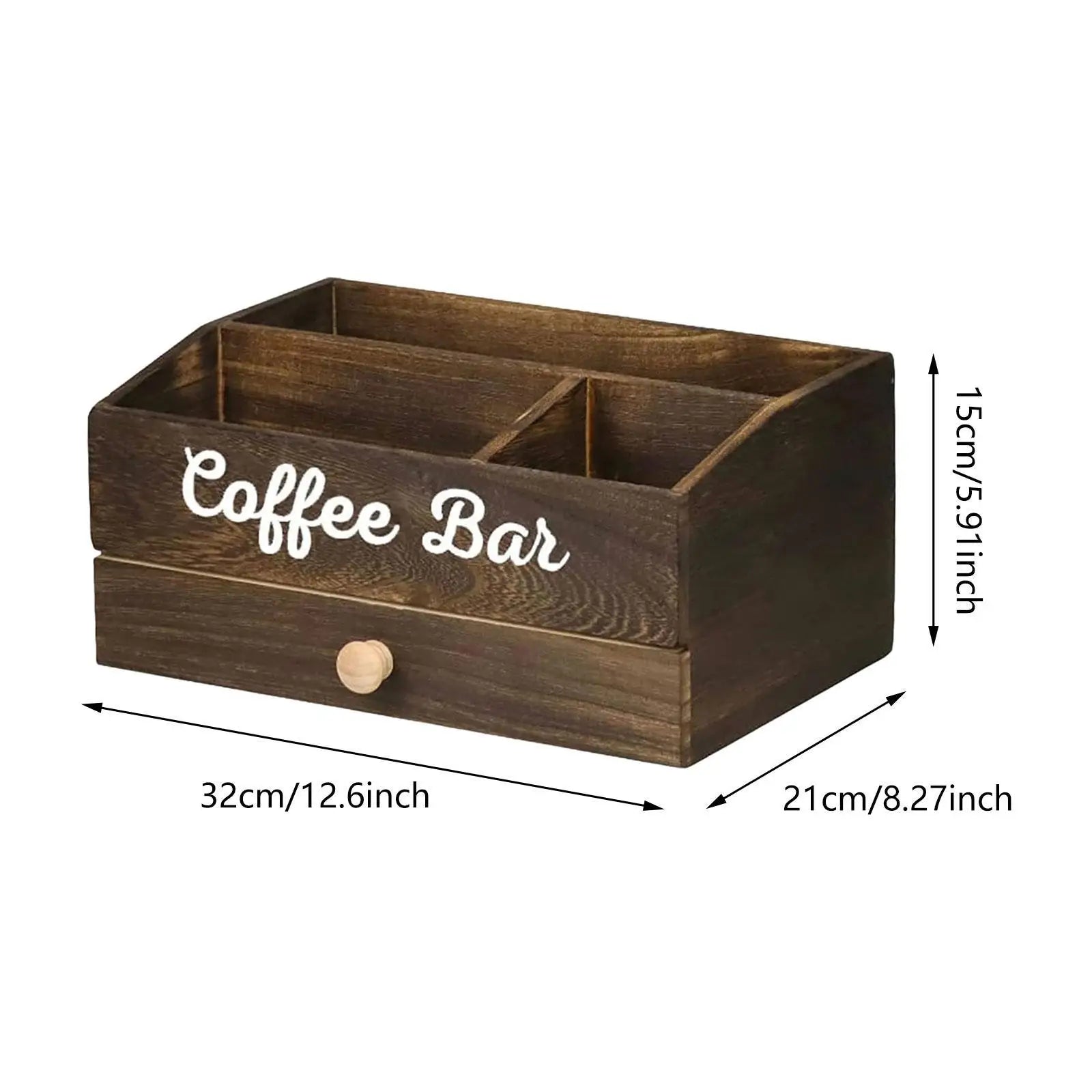 Coffee Station Organizer Dispenser Practical Home Office Large Capacity Coffee Pod Storage for Breakroom Cafe Office Home Party