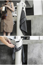 MHW-3BOMBER Portable Coffee Bar Barista Cleaning Towel with Hanging Ring Absorbent Espresso Cup Dish Towels Kitchen Accessories