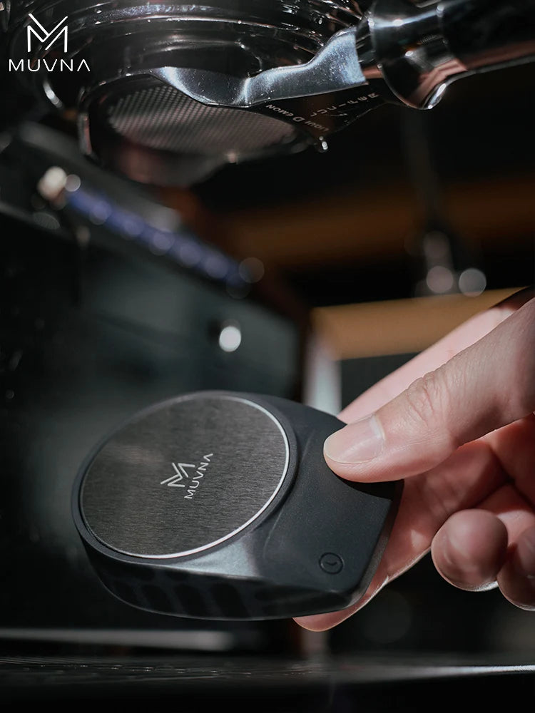 MUVNA-Mini Escala Espresso Eletrônico Exact 0.1g, Alta Precisão,Pesando LED, Balança de Café Portátil, Pó Recebendo Cup, 0.1g