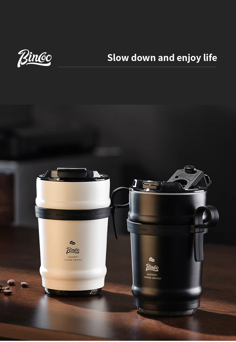 330ML Travel Coffee Mug Car Insulated Cup Stainless Steel Thermal Mug Leak-Proof Thermos Bottle Tea Coffee Cup Vacuum Flasks