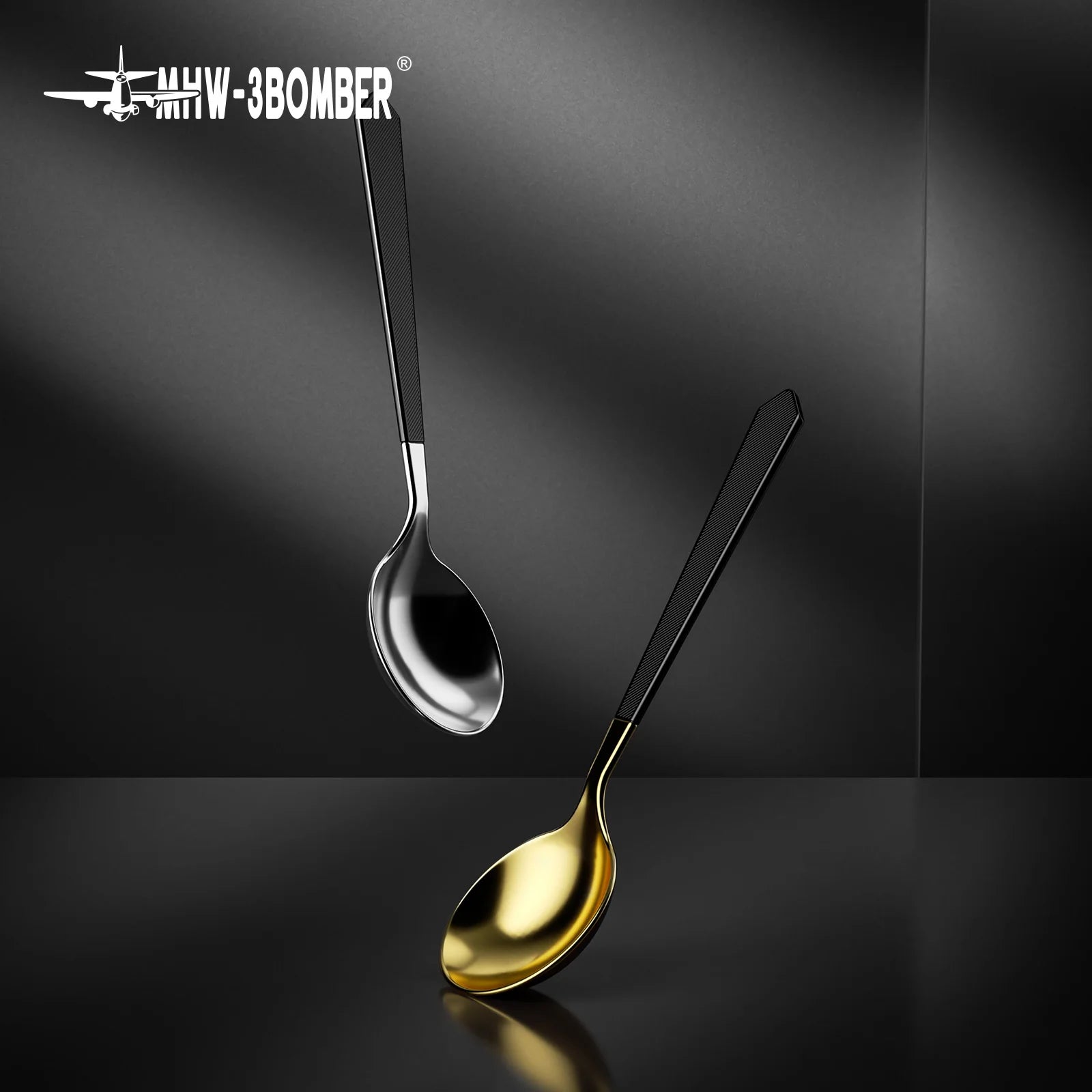 MHW-3BOMBER 1/2/3Pcs Measuring Spoon Coffee Tasting Spoon Stainless Steel Round Spoon for Baking/Cooking/Dessert Kitchen Tool