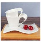 Espresso Coffee Cup Home Living Room Drinking Utensils European Ceramic Cups with Spoon and Cup Holder Kitchen Bar Supplies