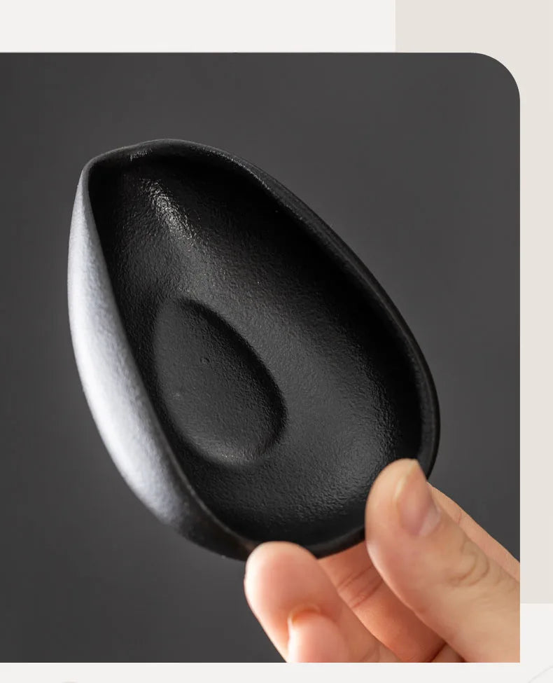 Coffee Beans Dosing Cup Trays Pottery Tea Separator Vessel Ceramic Measure Ware Espresso Bean Scoop Shovel Coffee Accessories ﻿