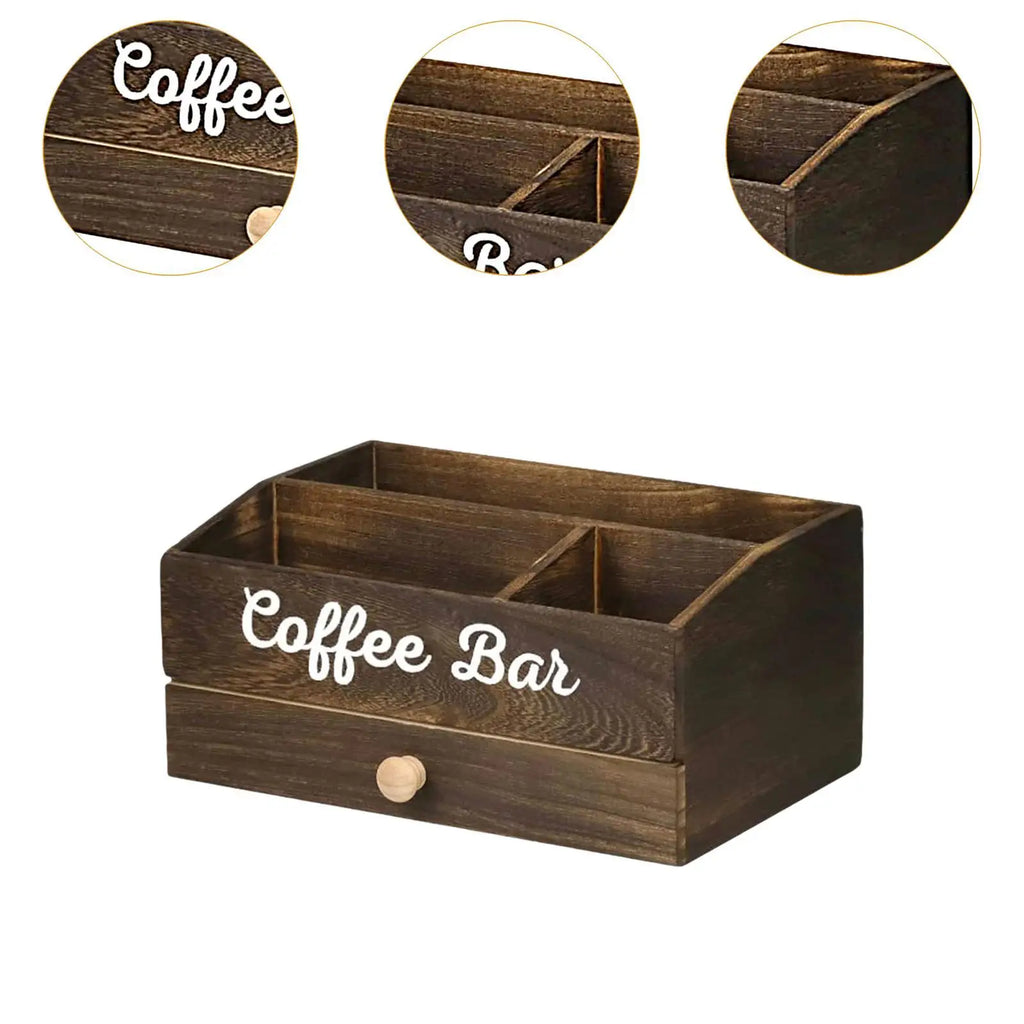 Coffee Station Organizer Dispenser Practical Home Office Large Capacity Coffee Pod Storage for Breakroom Cafe Office Home Party