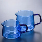 300/550ml Colour Clear Glass Cup Heat-resistant Pour Over Glass Range Coffee Server Carafe Drip Coffee Pot Milk Jug Tea Kettle