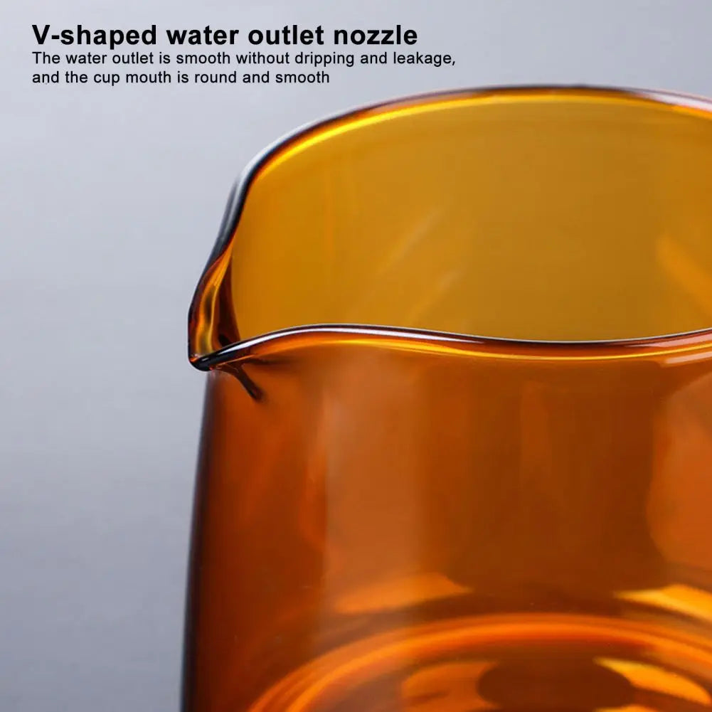 300/550ml Colour Clear Glass Cup Heat-resistant Pour Over Glass Range Coffee Server Carafe Drip Coffee Pot Milk Jug Tea Kettle