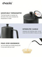 1 set Pour Over Coffee Maker Set, Coffee Starter Kit, Portable Coffee Set, Travel Coffee Accessories Tools, Festival Gifts