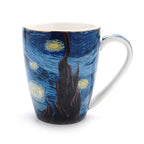 Van Gogh Coffee Cup Set Luxury Ceramics Coffee Mug And Plate Set Oil Painting ESPRESSO Demitasse Glass Cappuccino Tasting Teacup