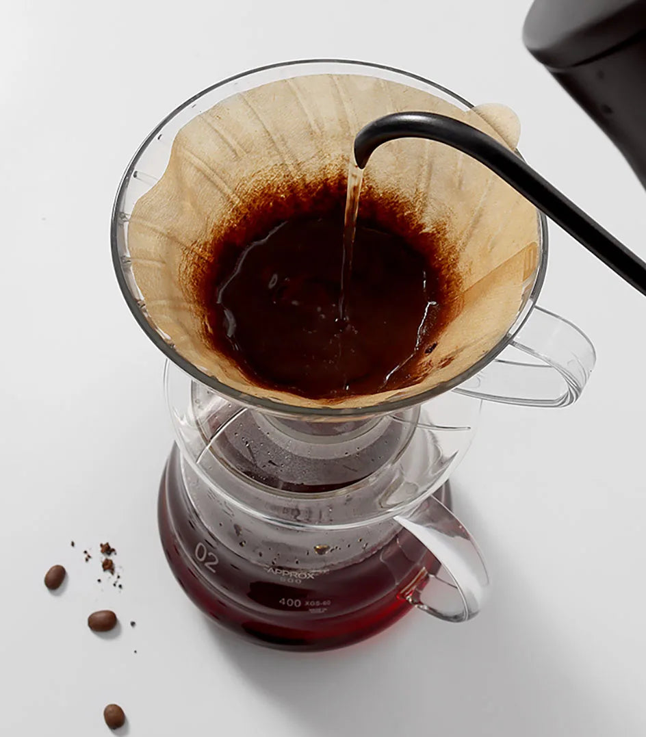 Coffee Dripper Cone Shape Drip Coffee Funnel Plastic V Shape Brewing Coffee Filter Cup V01 V02 for Pour Over Barista 60 Degree