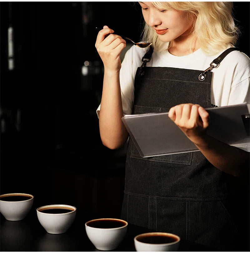 MHW-3BOMBER 1/2/3Pcs Measuring Spoon Coffee Tasting Spoon Stainless Steel Round Spoon for Baking/Cooking/Dessert Kitchen Tool