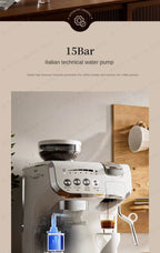Multifunctional Coffee Machine That Can Use Capsules Grinding Integrated Espresso Machine Semi-automatic Home Coffee Machine