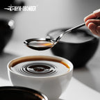 MHW-3BOMBER 1/2/3Pcs Measuring Spoon Coffee Tasting Spoon Stainless Steel Round Spoon for Baking/Cooking/Dessert Kitchen Tool