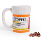 Creative Ceramic Coffee cup Medicine Bottle Mug Breakfast Milk Pot Office Tea Set espresso cups  Gift for Friends Families