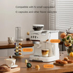Multifunctional Coffee Machine That Can Use Capsules Grinding Integrated Espresso Machine Semi-automatic Home Coffee Machine