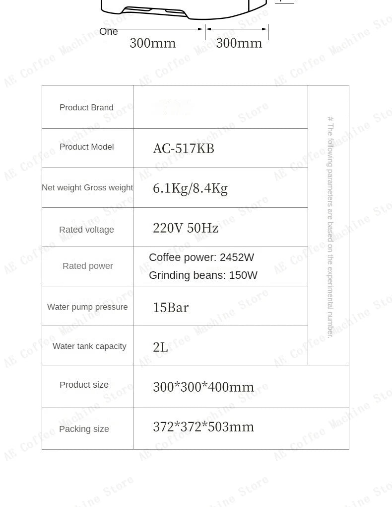 Multifunctional Coffee Machine That Can Use Capsules Grinding Integrated Espresso Machine Semi-automatic Home Coffee Machine