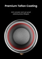 MHW-3BOMBER Moka Pot 350ml Stainless Steel Coffee Maker Integrated Pot-cup Foldable Handle Espresso Pot for Camping Coffee Tool