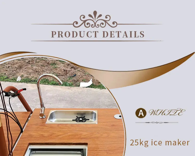 Outdoor Business Bike Electric Coffee Bike For Drink Food Bike