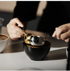 MHW-3BOMBER 1/2/3Pcs Measuring Spoon Coffee Tasting Spoon Stainless Steel Round Spoon for Baking/Cooking/Dessert Kitchen Tool