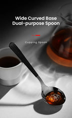 MHW-3BOMBER 1/2/3Pcs Measuring Spoon Coffee Tasting Spoon Stainless Steel Round Spoon for Baking/Cooking/Dessert Kitchen Tool