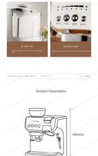 Multifunctional Coffee Machine That Can Use Capsules Grinding Integrated Espresso Machine Semi-automatic Home Coffee Machine
