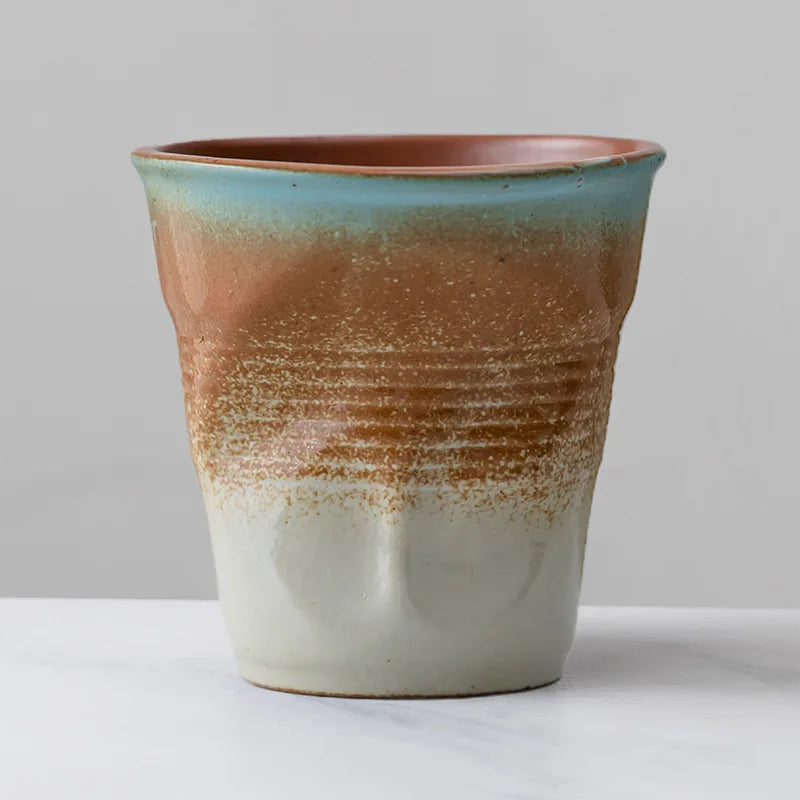 Ceramic Coffee Cup Stoneware Tea Cup Home Minimalist Style JP Style Retro Multi Color Water Cups Office Shop Mugs